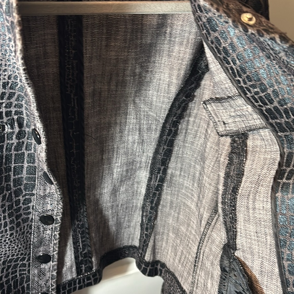 Dress Barn, Jacket, Alligator Pattern - image 3